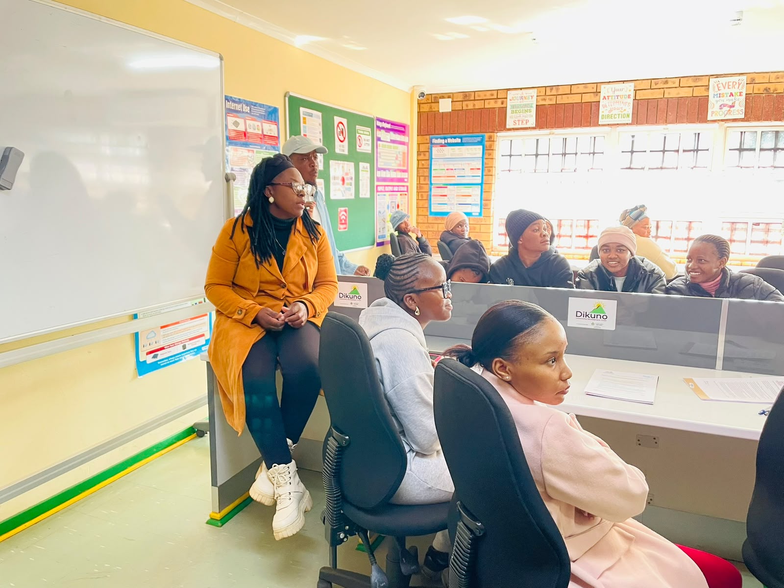 Learners participating in ICDL training at Anthronix Institute of Technology